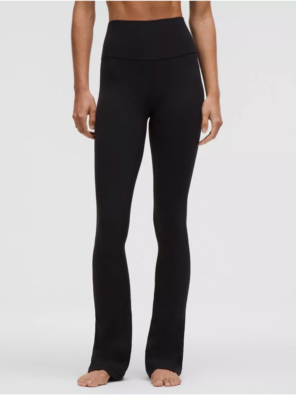 NWT Lululemon Align High Rise Mini Flare Pants in Black Size 2